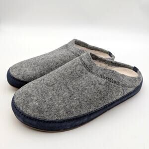 Olukai Hamani Hulu Mule Slippers Men's Graphite/Trench Blue Size US10 EU43